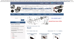 Desktop Screenshot of elektro-czesci.com.pl
